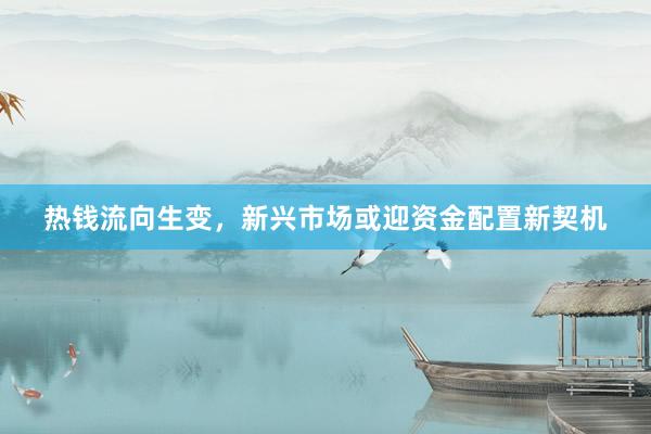 热钱流向生变，新兴市场或迎资金配置新契机