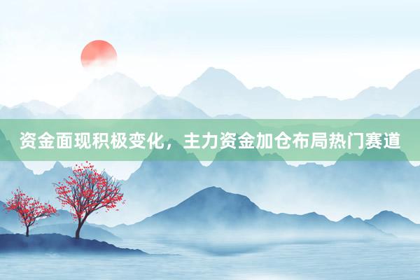 资金面现积极变化，主力资金加仓布局热门赛道