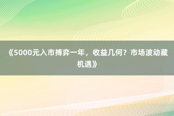 《5000元入市搏弈一年，收益几何？市场波动藏机遇》